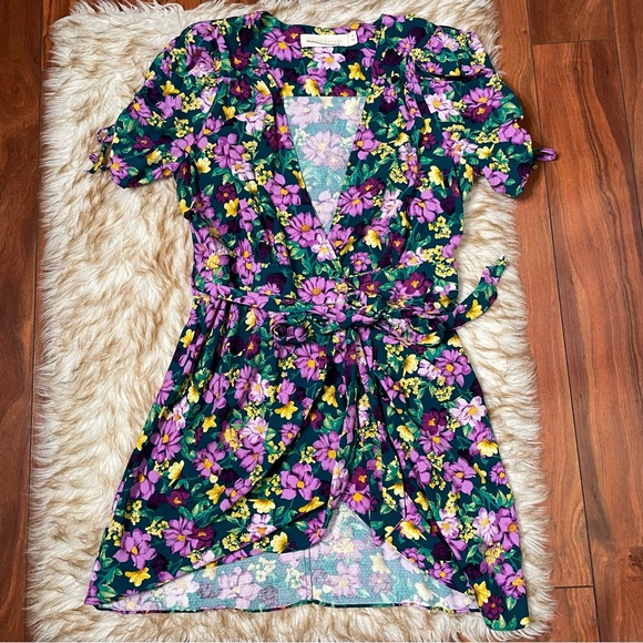 Happy X Nature floral wrap dress - Picture 4 of 6